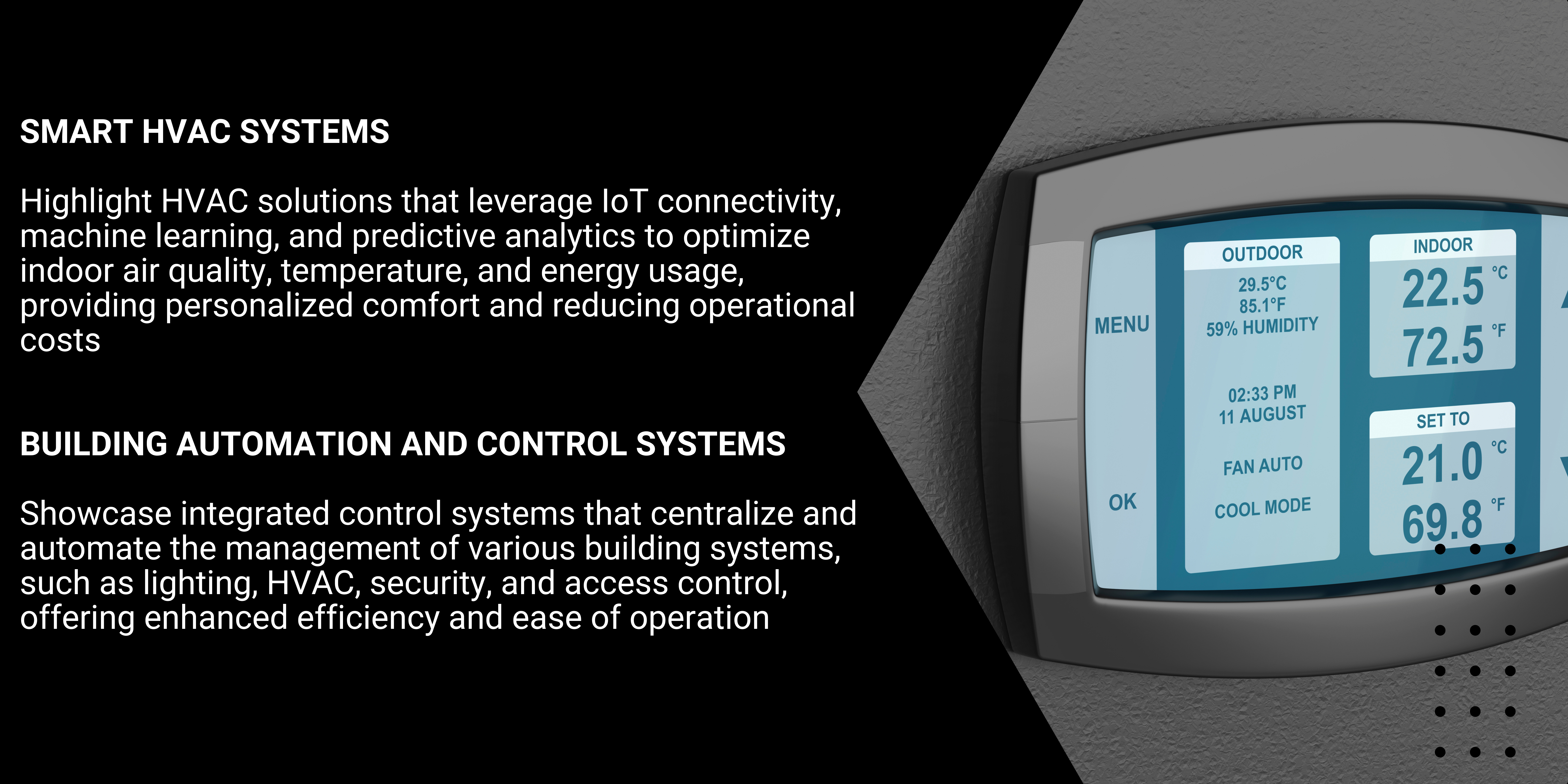 Smart HVAC Systems and Building Automation and Control Systems