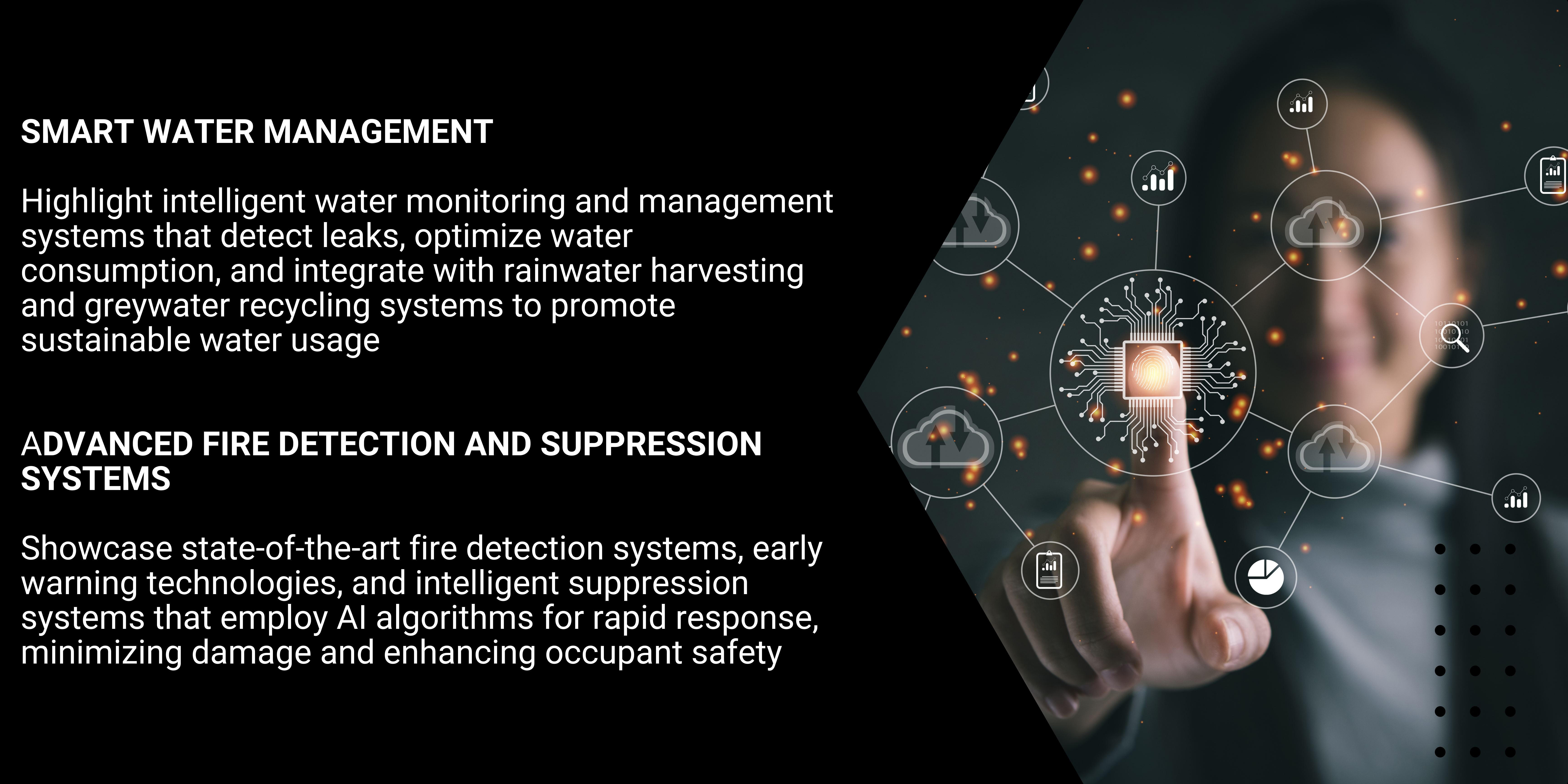 Smart Water Management and Advanced Fire Detection and Suppression Systems
